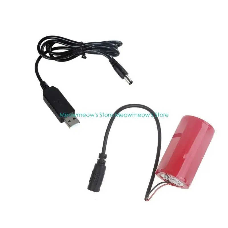 W91A USB a 1.5V LR20 D Eliminadores batería Convertidores Cable alimentación del cable