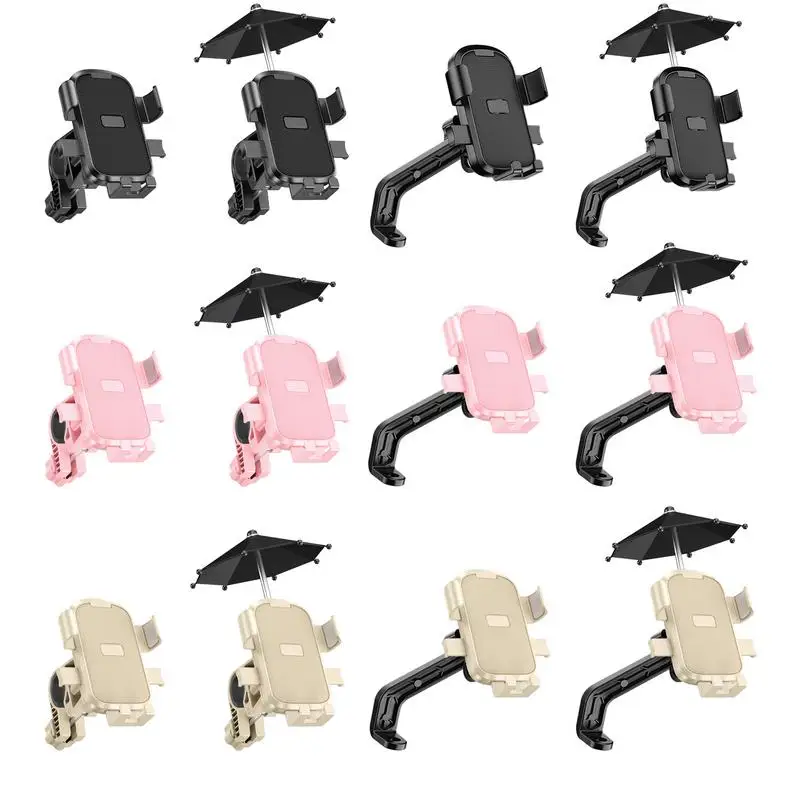 

Motorcycle Phone Mount Adjustable Bikes Cell Phone Bracket Handlebar Phone Clamp Rotating Smartphone Holder Stand For Motorcycle