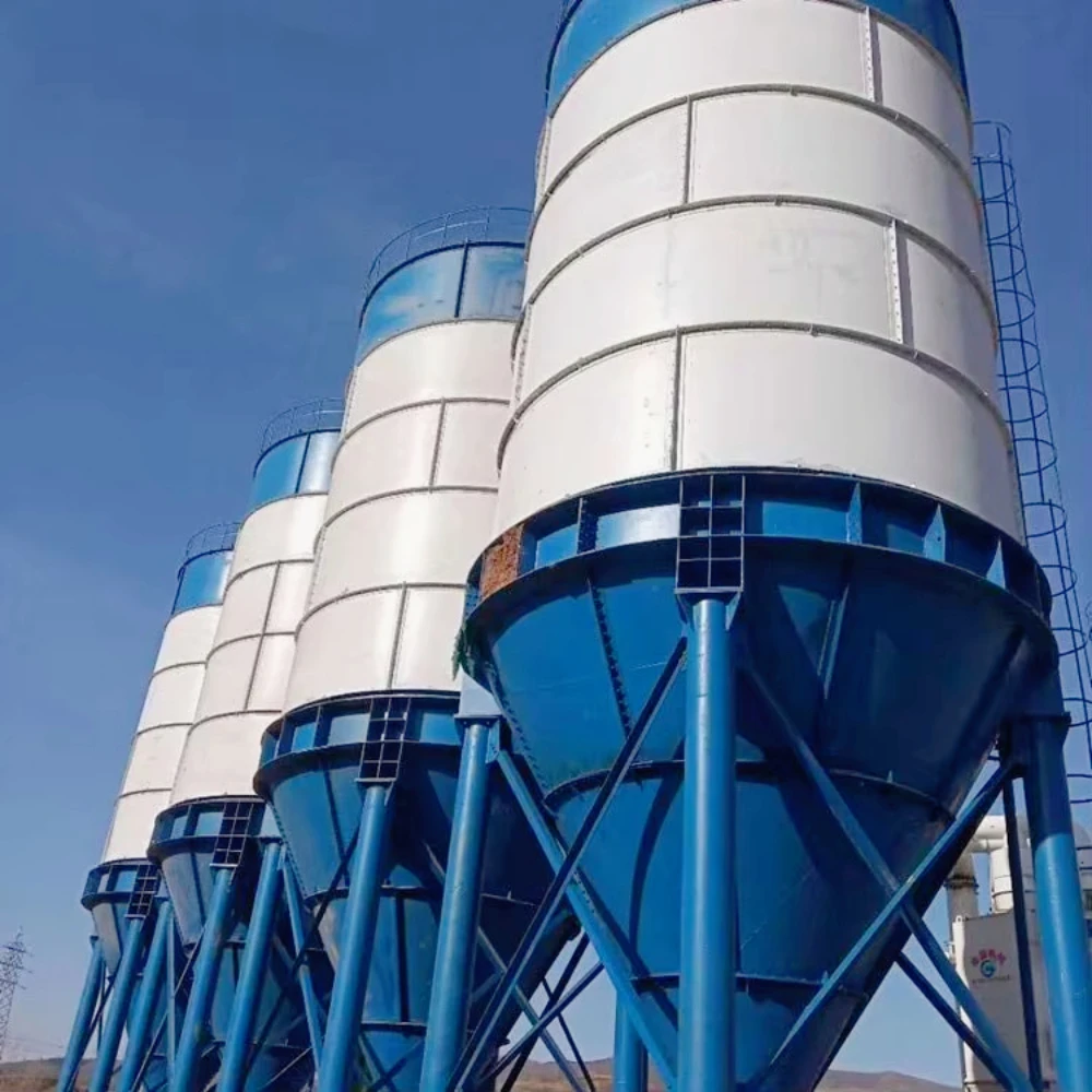 Tanque de cemento Vertical 50T, cenizas voladoras, Silo, estación de mezcla de Lima seca, diseño antidesgaste, equipo de construcción Industrial, precio de fábrica