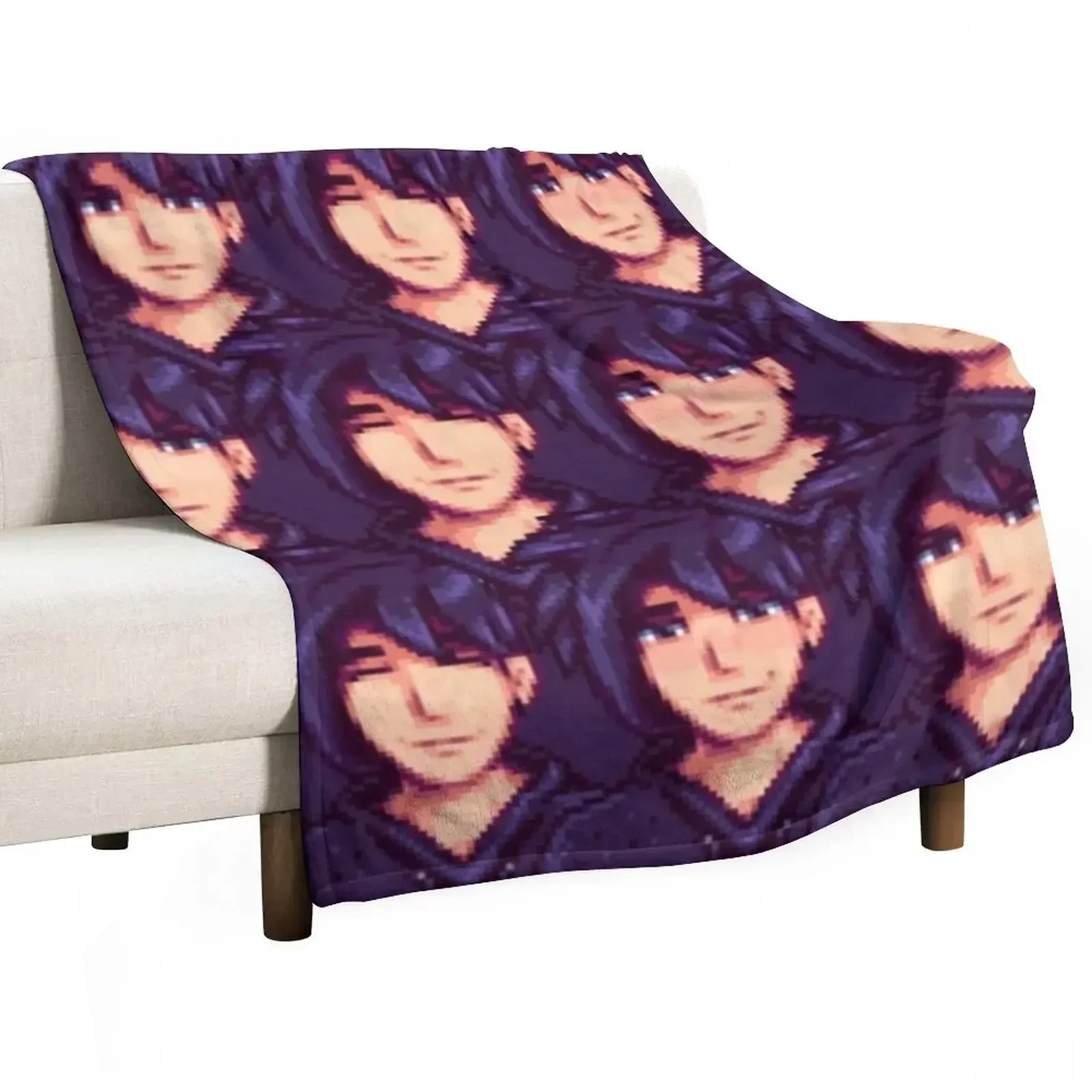 Stardew Valley: Sebastian Throw Blanket Shaggy funny gift For Decorative Sofa Blankets