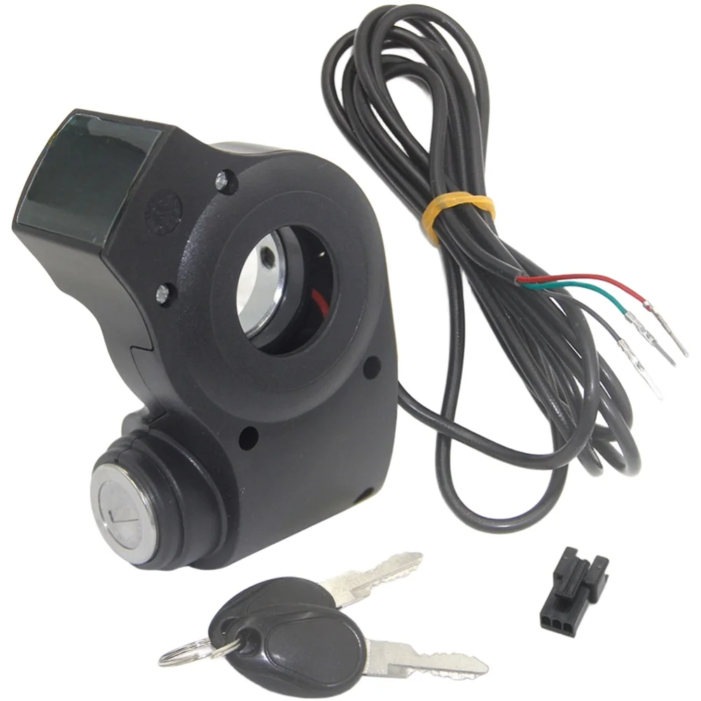 M8-3p Connector M4 Ignition Switch For Rainy Weather Waterproof Ignition Lock Switch Electric Scooter Accessory