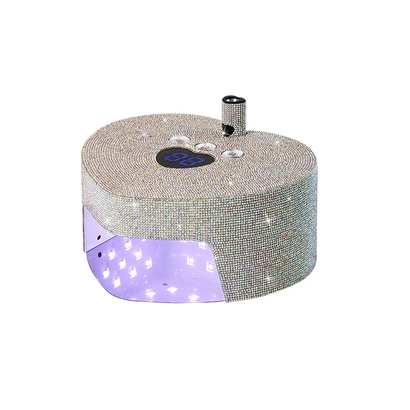 X70 الماس بطارية مسمار العلاج ضوء التجفيف السريع مسمار الخبز الغراء العلاج بالضوء ضوء الأشعة فوق البنفسجية قابلة للشحن آلة العلاج بالضوء