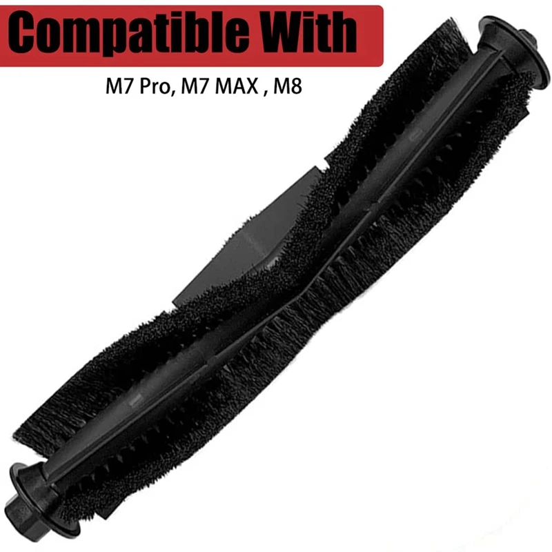 Escova do rolo principal para aspirador de pó proscenic, acessórios compatíveis com m7pro, m7max, m8, 2 peças