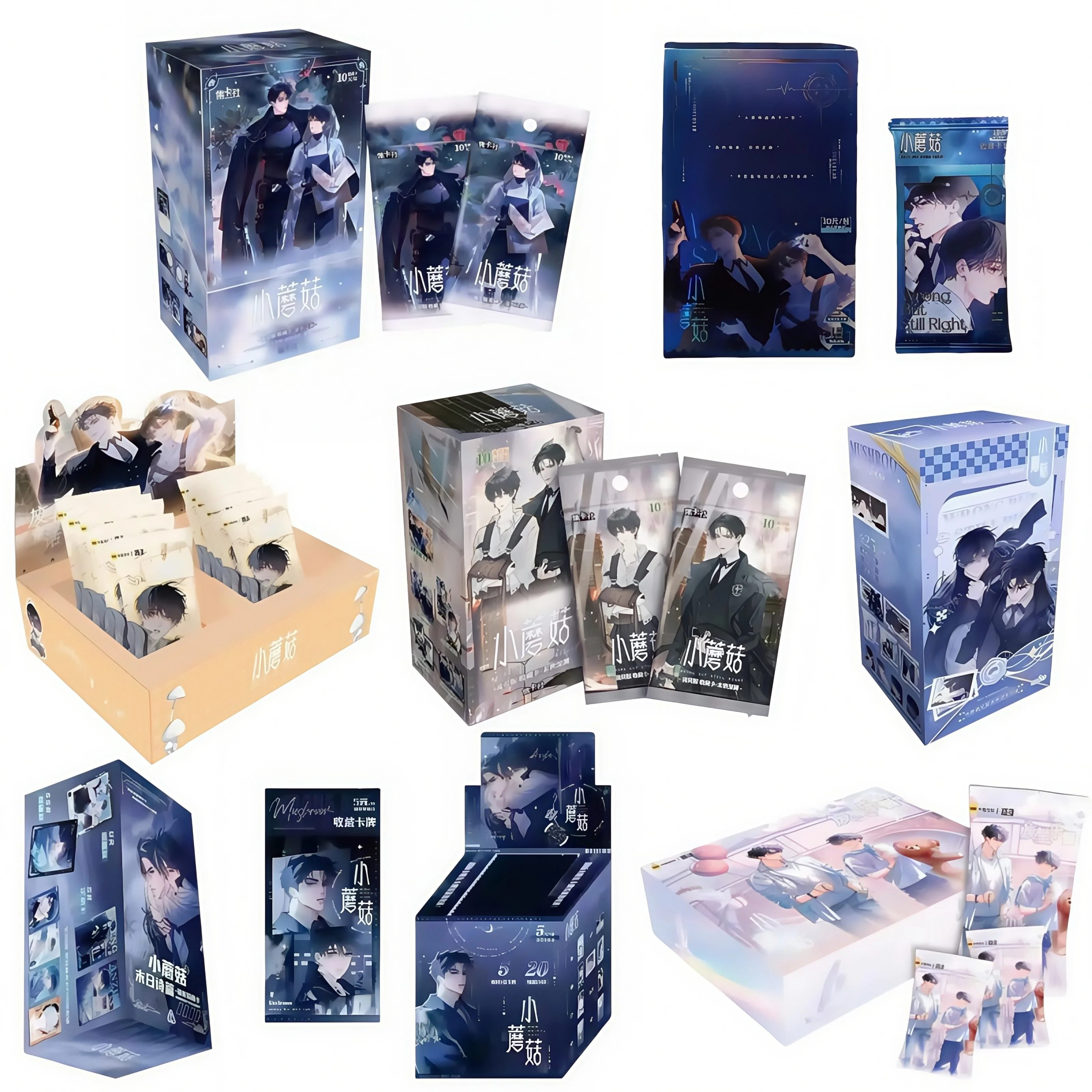 

Подлинная карта «Маленький гриб» Doomsday стихи, лазерные карты серии Lu Feng An Zhe, роман, периферийные коллекционные карты комиксов, игрушки, подарки