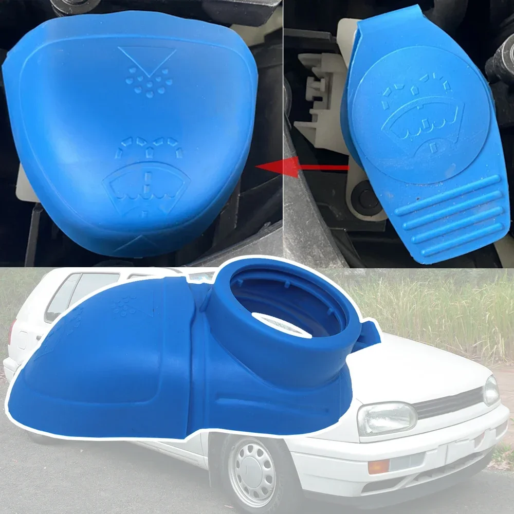 For VW Golf MK 3 4 5 6 7 1992 - 2020 2004 2006 Fluid Reservoir Tank Wiper Washer Bottle Cover Filler Cap Lid Screen Wash Funnel