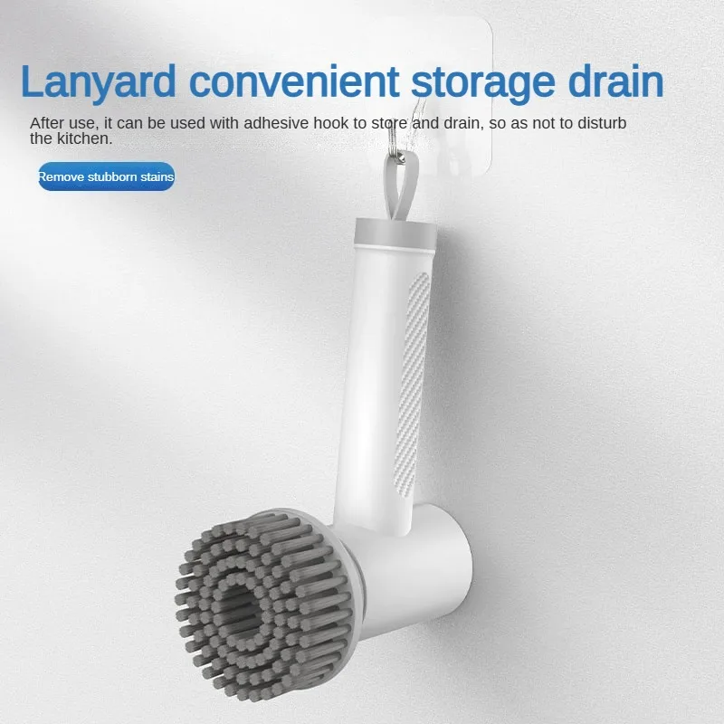 Xiaomi Powerful Electric Cleaning Brush with 4 Replaceable Heads For Bathroom Kitchen Professional Cleaning Brush