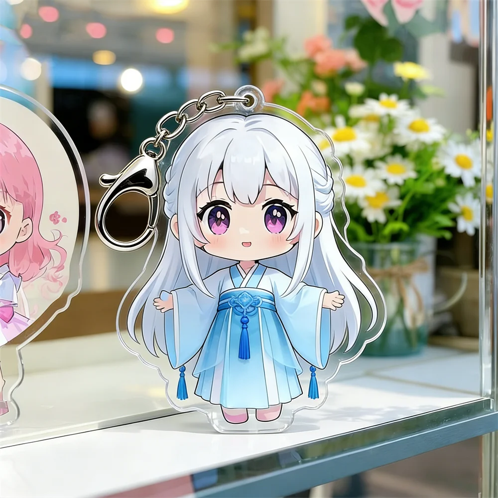 Custom Acrylic Keychain 6cm Custom Photo Custom Favorito, Game Anime Idol Character Accessories Exclusive to Fans, Pets Photo