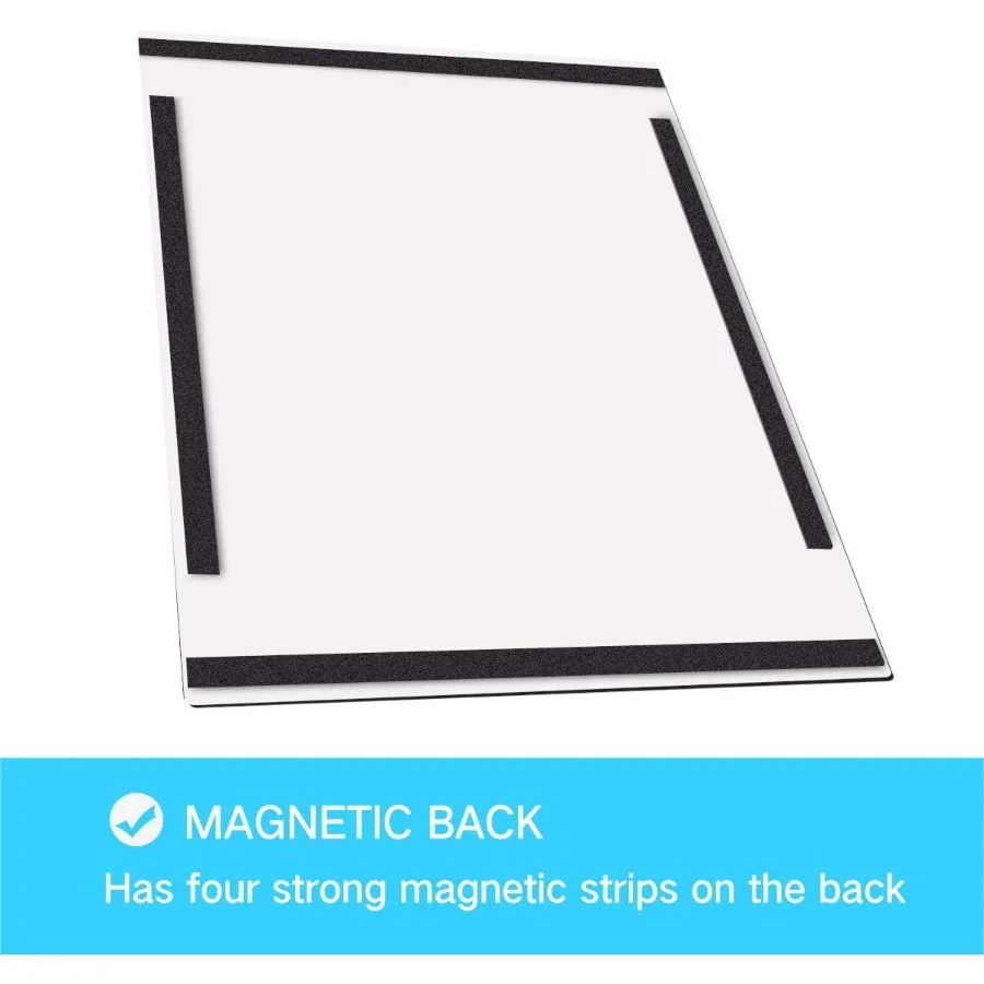 أوعية حامل لافتة المستندات مع إطار عرض ملصق بلاستيكي خلفي مغناطيسي لإشعار الصورة لمقصورة السبورة البيضاء للثلاجة