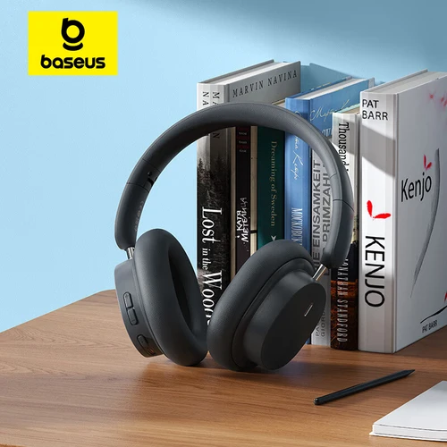 Baseus Bowie D05 auriculares inalámbricos Bluetooth 5,3 auriculares estéreo HiFI Fones plegables inalámbricos con cable auriculares de doble uso