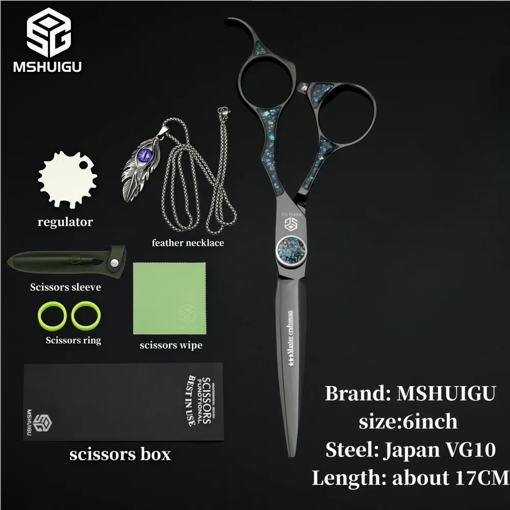 約6インチ VG10 パワーブレード　ハサミ　理容　美容　鋏 プロフェッショナル理髪用ハサミ 6インチ VG10