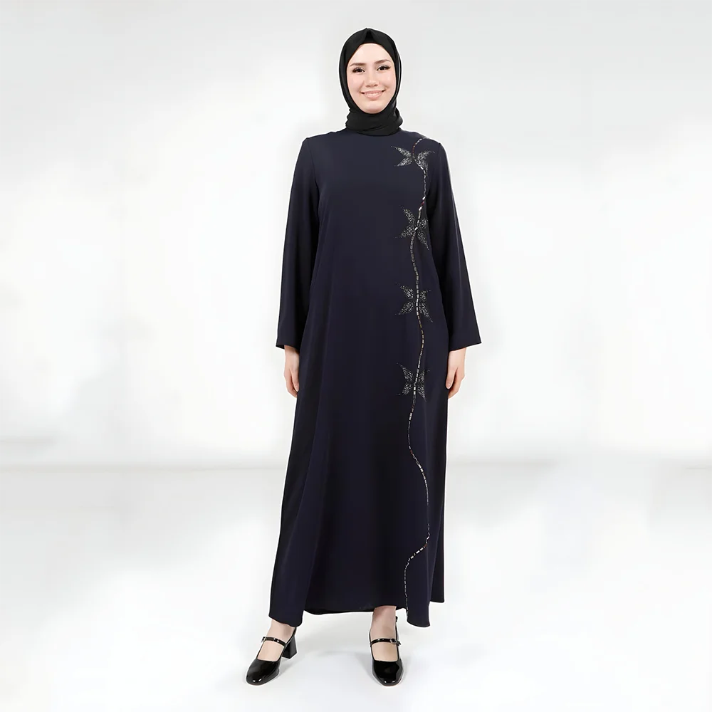 

Customized O-Neck Long Evening Dresses Elegant Formal Occasion Prom Gowns Bead Crystal 2025 Ankle Length Prom Dresses