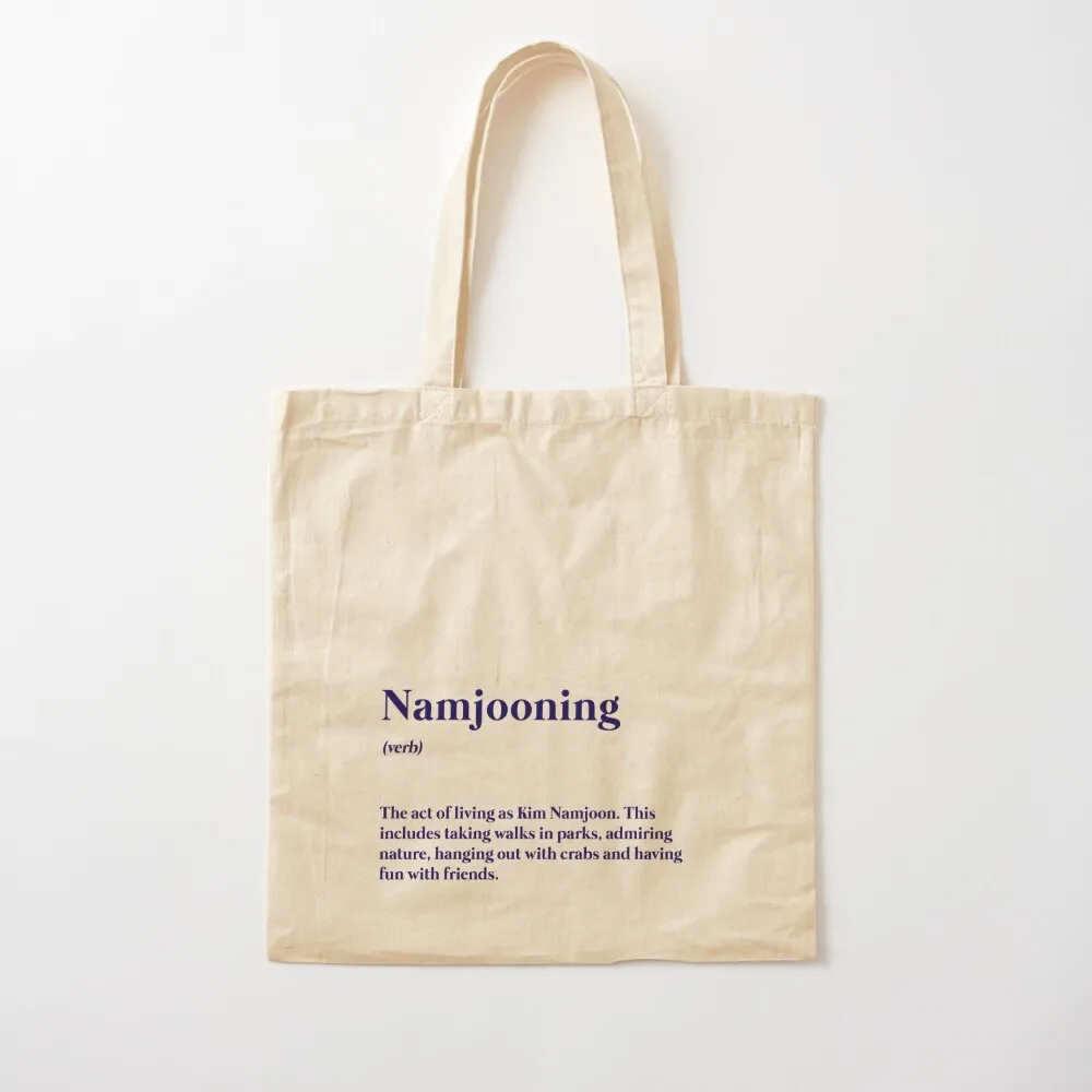 Namjooning Dictionary Tote Bag tote bag screen Shopping bags Canvas Tote Bag