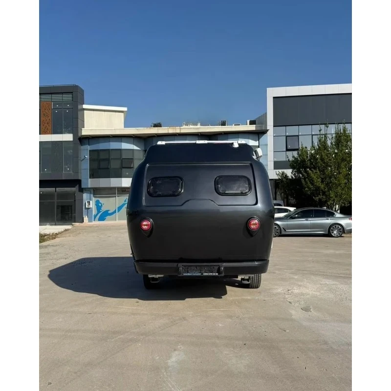 Small Camping Mini Travel Trailer Camper Teardrop RV Small Pickup Mini Capsule RV