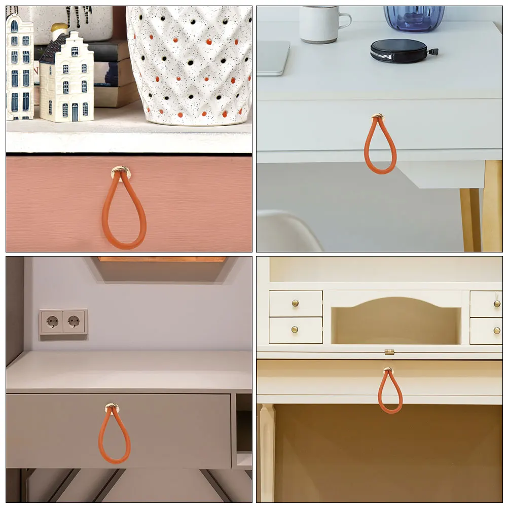 

2pcs Modern Drawer Pulls Luxury Rope Cabinet Handles European Design Easy Install For Wardrobe Shoe Cabinet Furniture
