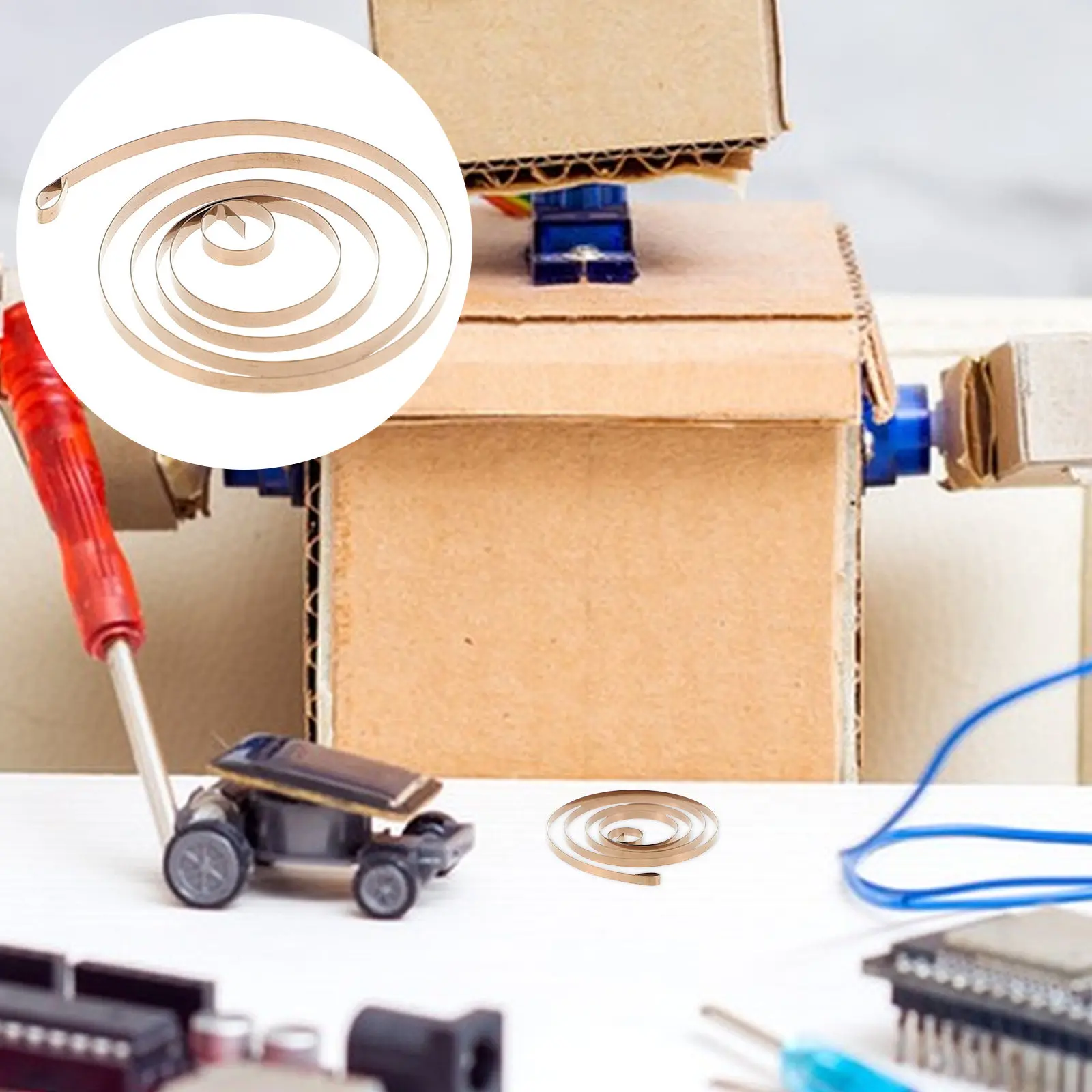 

Пружина из нержавеющей стали для заводных механизмов, миниатюрных механических игрушек, музыкальных шкатулок, деталей для игрушек и часов