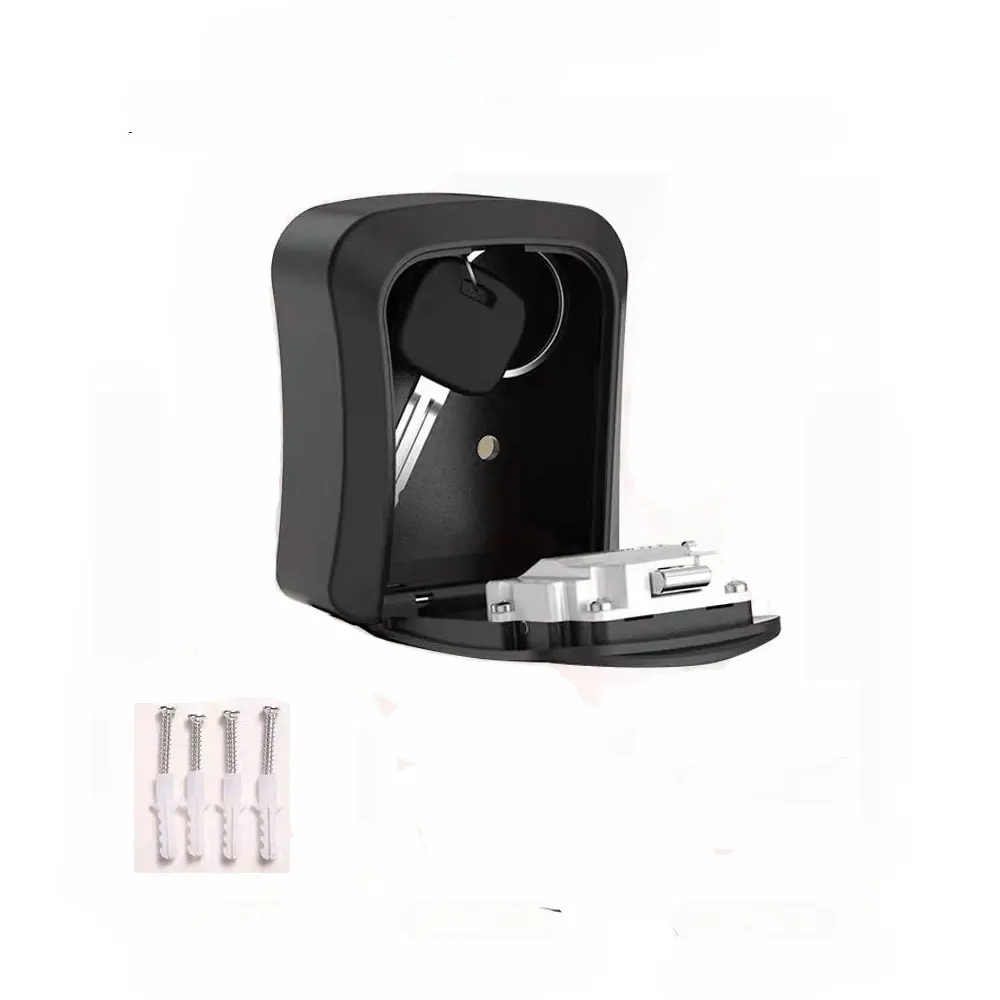 Imagem -05 - Wall Mounted Plastic Key Lock Box Cofre Intempéries Digit Combinação Chave Armazenamento