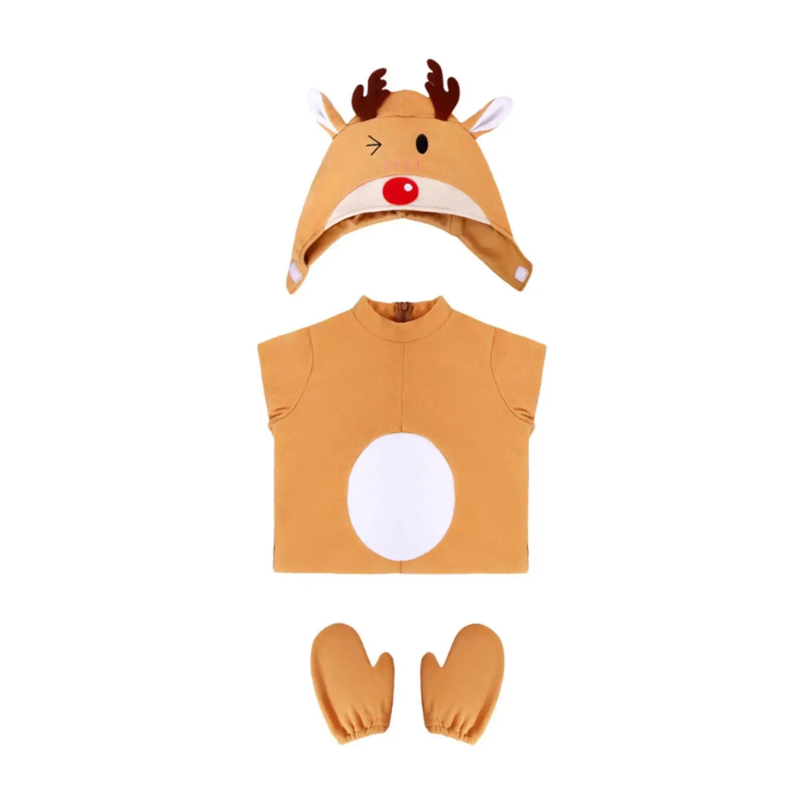 

Детский костюм оленя с головным убором, милый наряд оленя для праздников