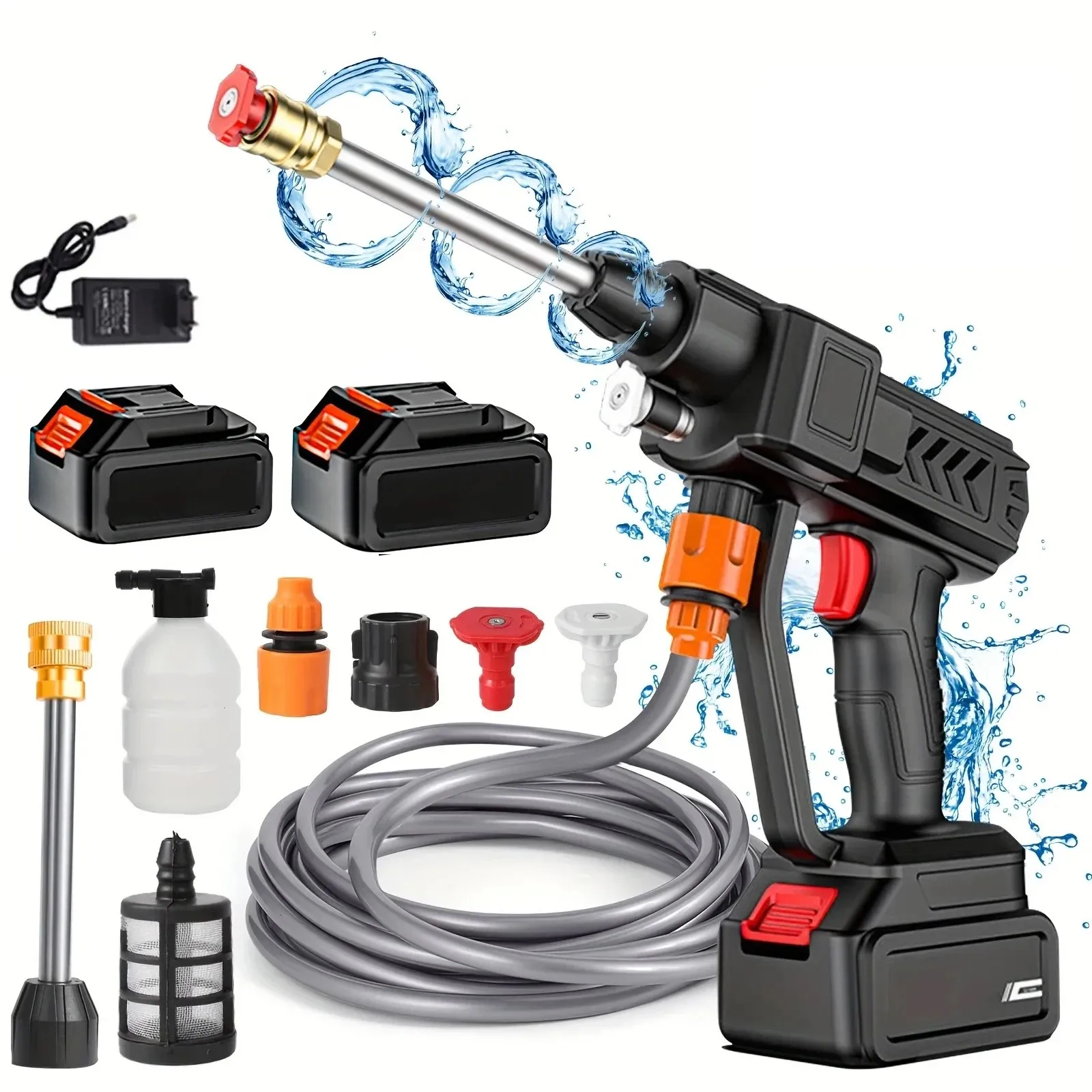 30BAR 700W sans fil haute pression lavage de voiture acheteur d'eau pistolet jardin Machine à laver électrique pour batterie Makita