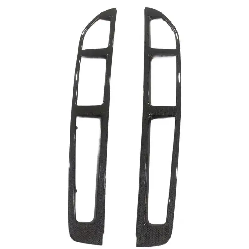 Engine Cover Cooling Port for 2007 F430 F430 Spider 2007 Convertible Sports Cooling Cover (Pair) CF Carbon Fiber Plain Weave
