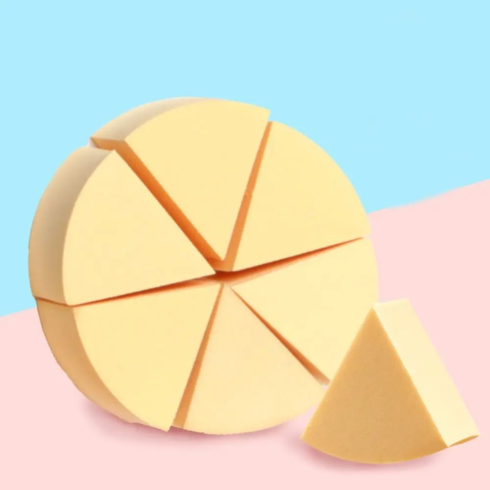 

Hor Pure Color Triangle Makeup Puff Wet and Dry Skin-friendly Makeup Sponge Soft Makeup Blender for Liquid Foundation Powder