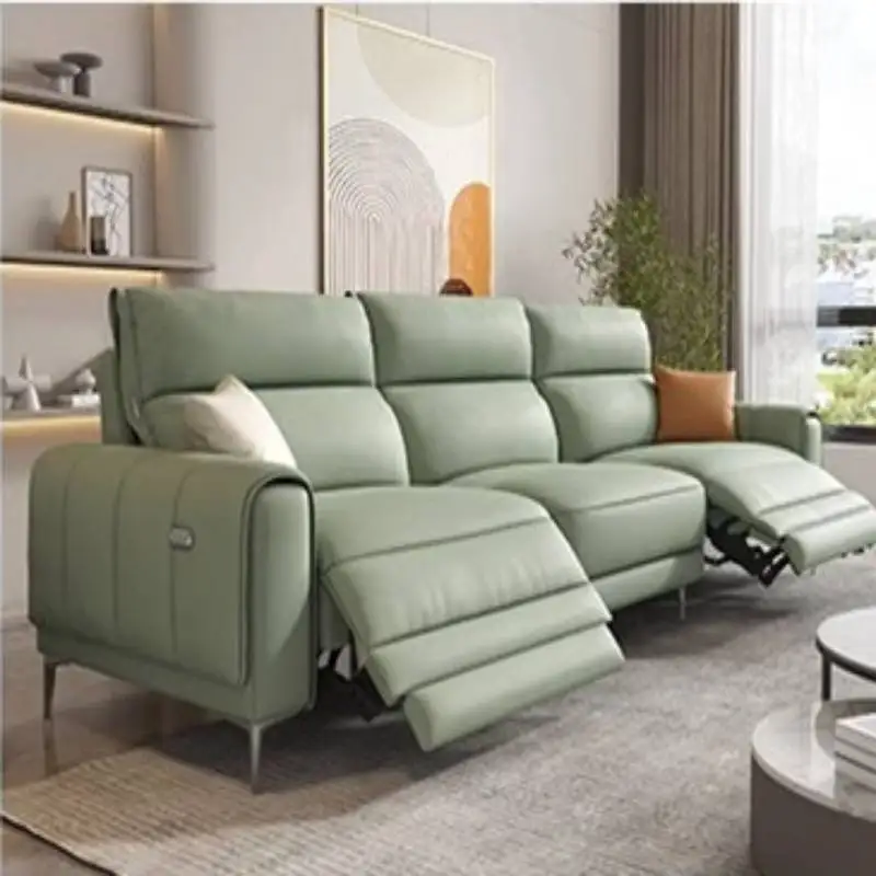 أرائك كرسي كهربائية باللون الأخضر النعناعي باللون الأبيض والرمادي أرائك غرفة معيشة فردية فاخرة أثاث Woonkamerbanken الأوروبي الحديث للمنزل