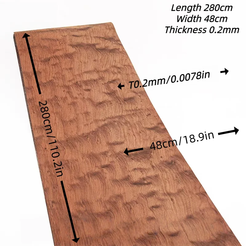 Natural Rosewood Veneer for Furniture Cabinet Refinishing DIY Home Decor Projects Speaker Veneer Furniture Decor
