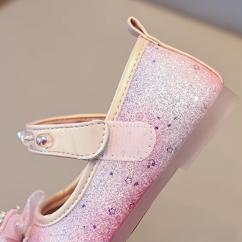 Mädchen Mary Jane Ballerinas, Prinzessinnenkleid mit einzigartiger drehbarer Windmühlen-Dekoration aus Strass, für Kleinkinder, Mädchen, Party, Hochzeit – Detail 7