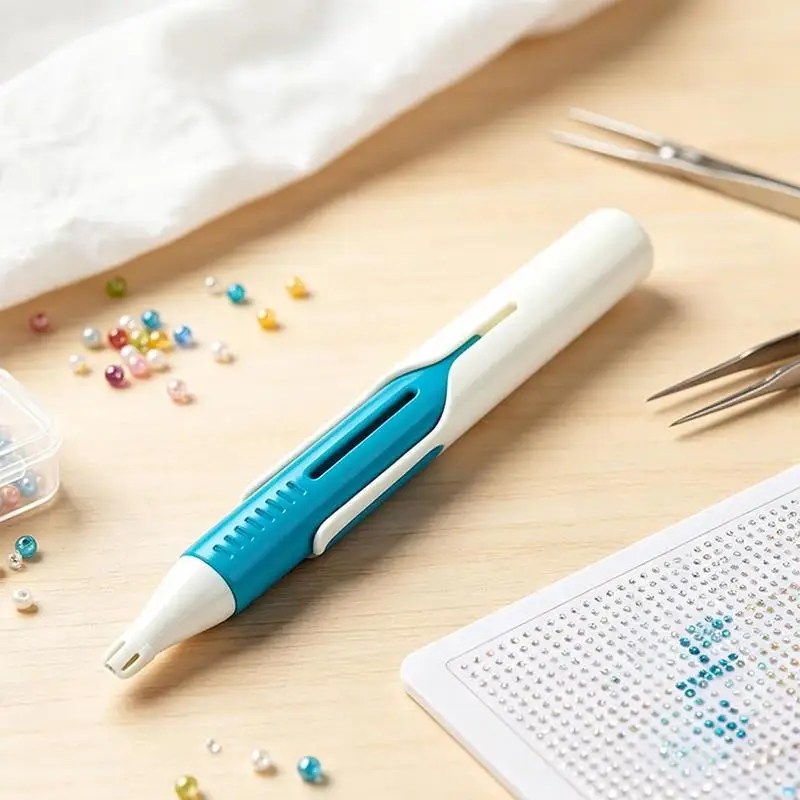 Automatischer Stift-Perlen-Spender Beadblitz Diamant-Kunst-Stift-Spender für Runde Perlen DIY-Bastelarbeiten für Erwachsene – Detail 11