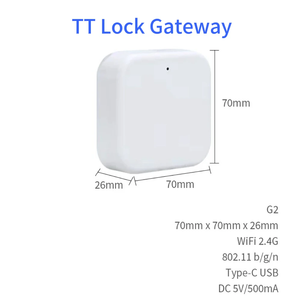 Tuya TTLOCK Gateway for Smart Door Lock Bluetooth Home Bridge Phone Wireless Remote Control Unlock Bluetooth With Alexa Google