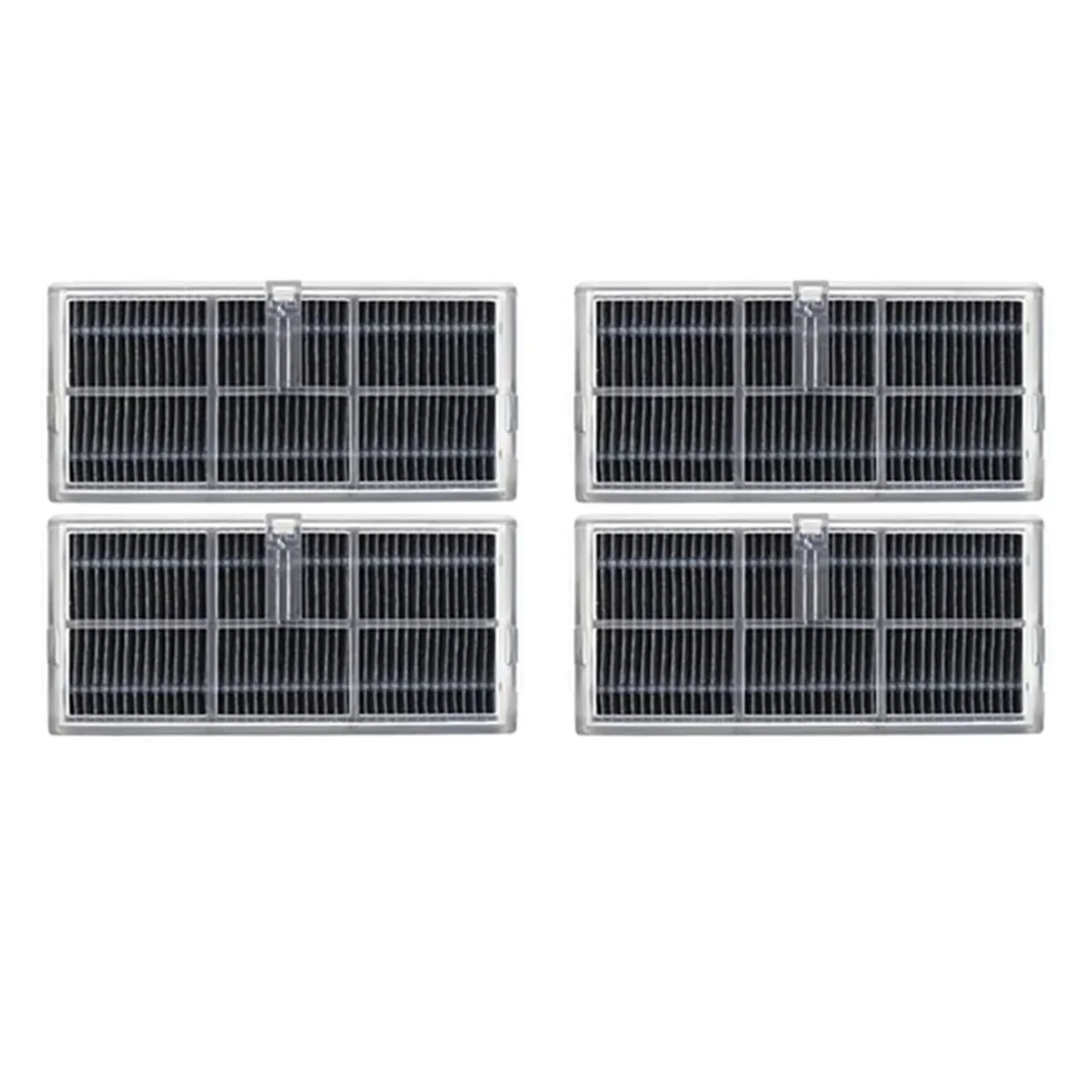 ABKR 12 قطعة مرشحات HEPA لـ Dreame Bot X40 /X40 Pro/ X40 Ultra مكنسة كهربائية قابلة للغسل تصفية استبدال الملحقات