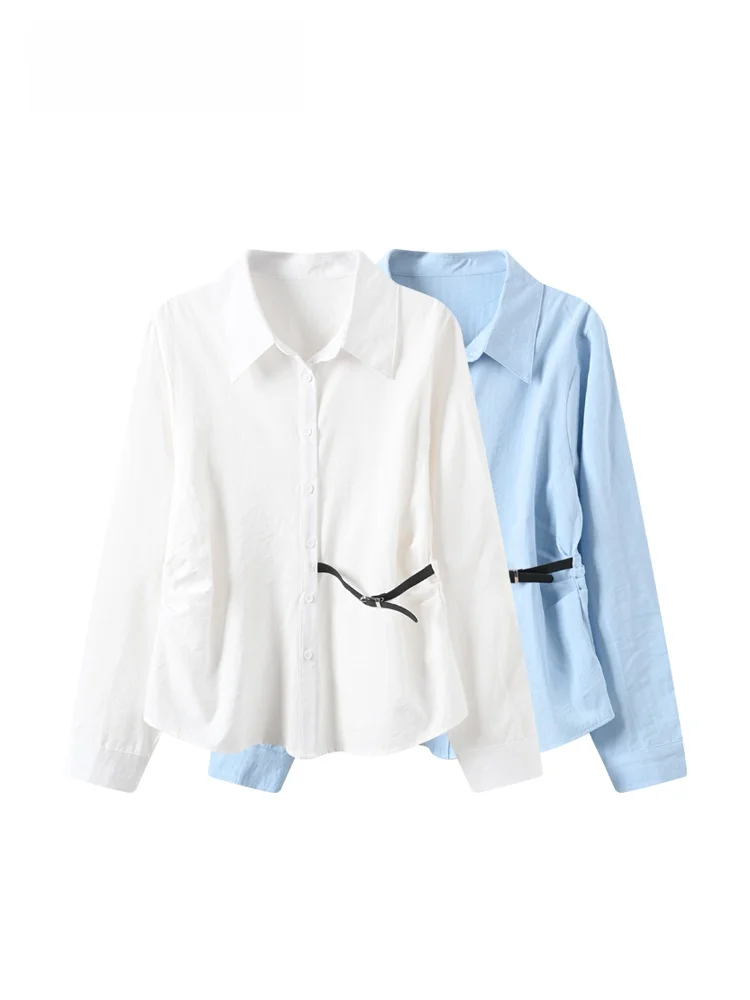 

Свободный лонгслив для женщин больших размеров: новинка весенней коллекции, универсальный повседневный топ для полных девушек