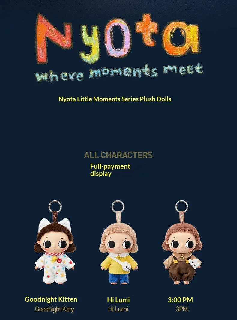 Authentische POPMART Nyota Little Moments Serie Blind Box Vinyl-Plüschpuppe Ita-Taschenanhänger Schlüsselanhänger Niedliches Spielzeug Schreibtischdeko Mädchengeschenk – Detail 14