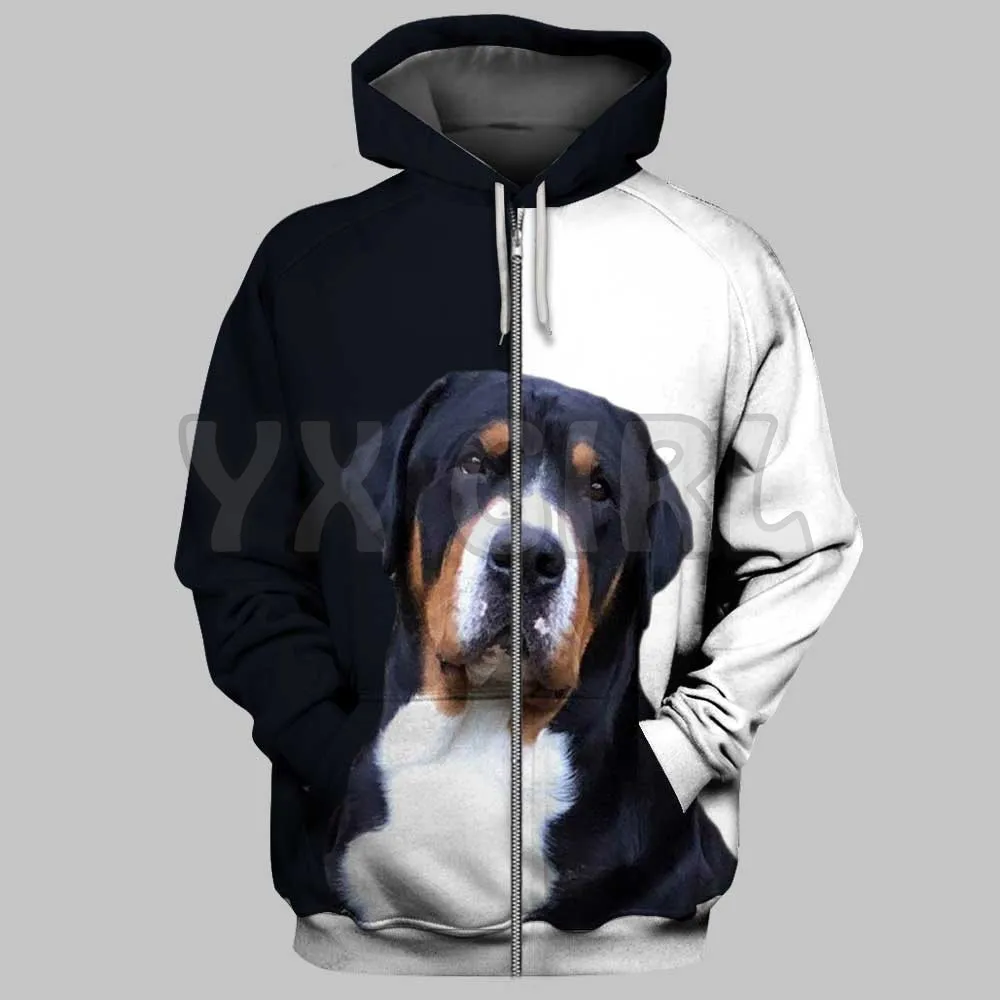 

Bernese Mountain Dog 3D Printed Hoodies Men For Women Unisex Pullovers Zipper Hoodie Casual Street Tracksuit