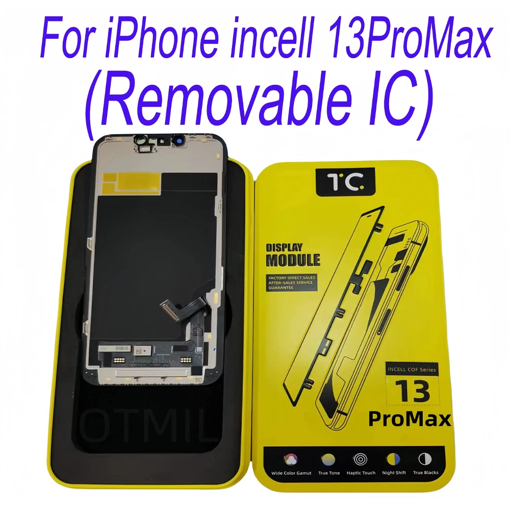 TC Screen For iPhone 12 13 14 Pro Max X 15 Plus 15 Pro 15Promax LCD High Brightness FHD Display Solves Non-genuine Screen Pop-up