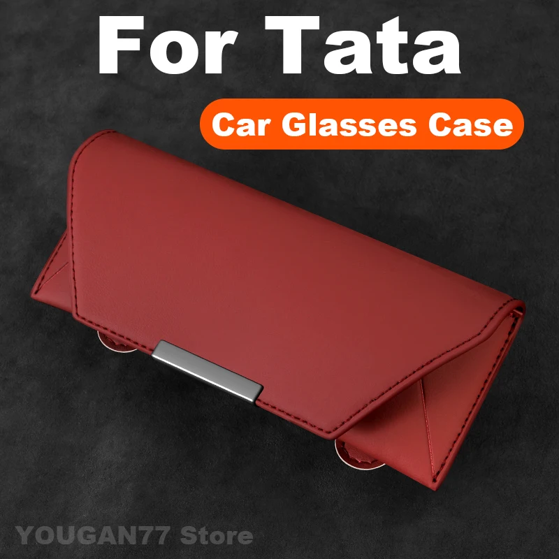 

Universal Car Glasses Case For Tata Nexon EV Punch EV Safari Harrier Curvv EV Altroz 2025 Car Glasses Frame Interior Accessories