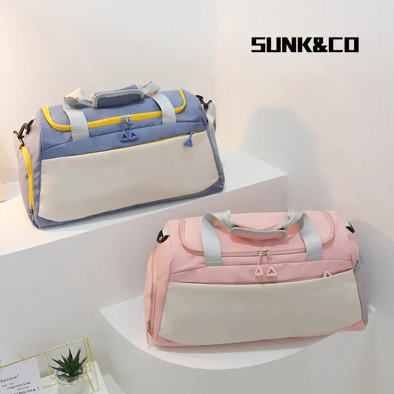 Large Capacity Travel Fitness Bag Wet Dry Separation Lightweight Sports Backpack Handbag Nylon Waterproof  Multifunction Gym Bag