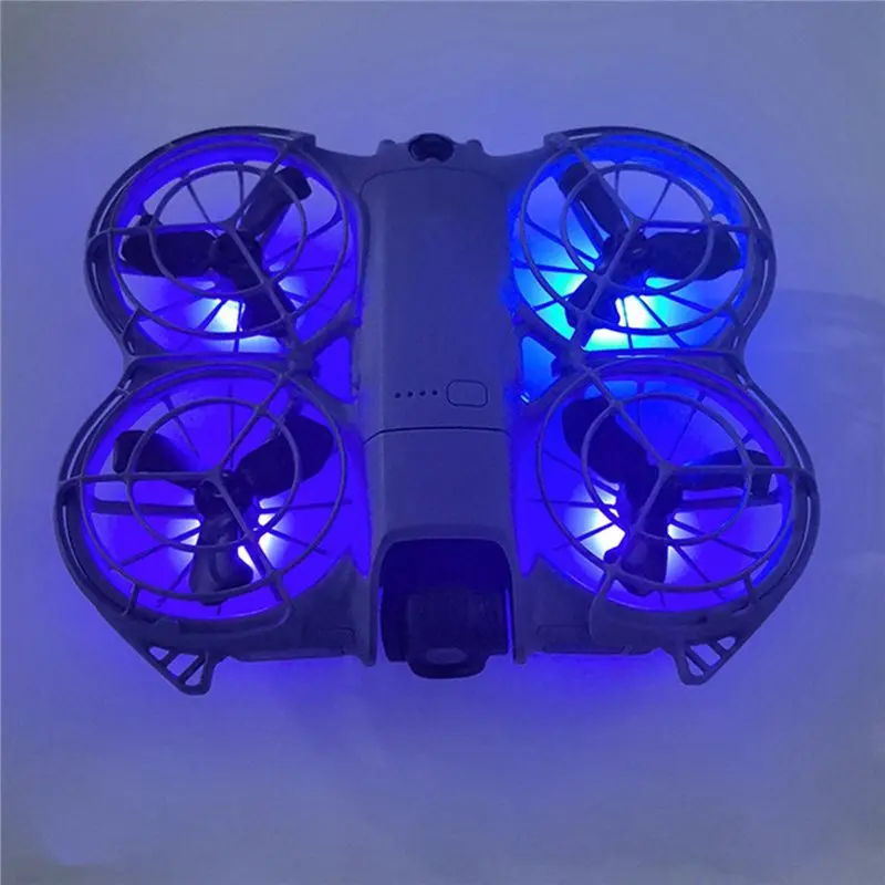 الطائرات بدون طيار LED مصباح إشارة صغير وامض ستروب تحذير أضواء ل DJI NEO 2 ليلة الطيران مصباح السلامة استبدال الملحقات #5