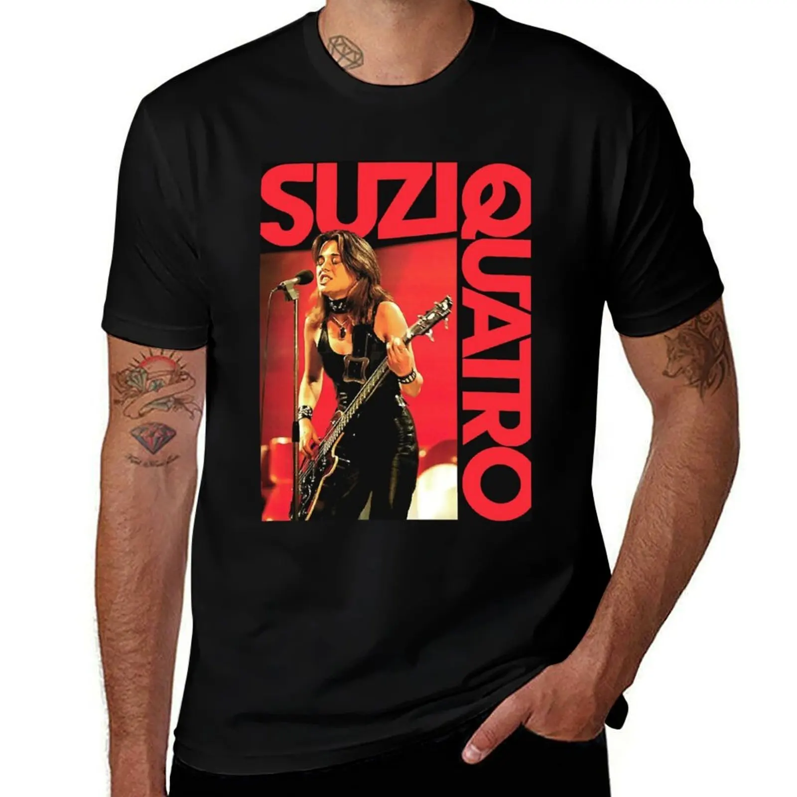 

Suzi Quatro T-Shirt shirts graphic tee designer shirts oversized graphic tee vintage t shirt men