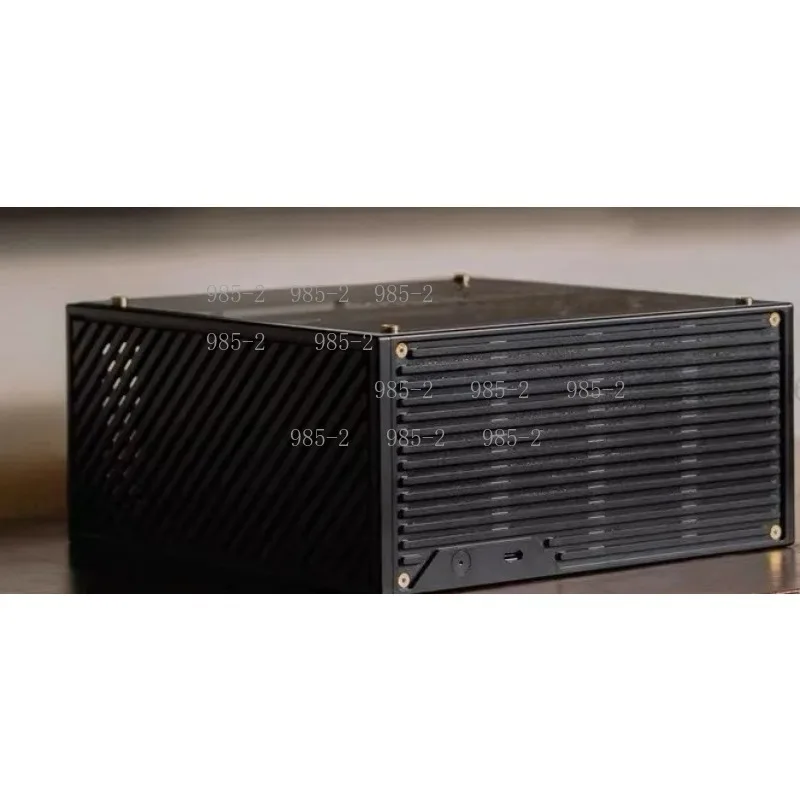 LP‑P6 ITX Case, All‑Aluminum CNC Knife Card Chassis for RTX 4060, 1U Power Supply SFF Cabinet
