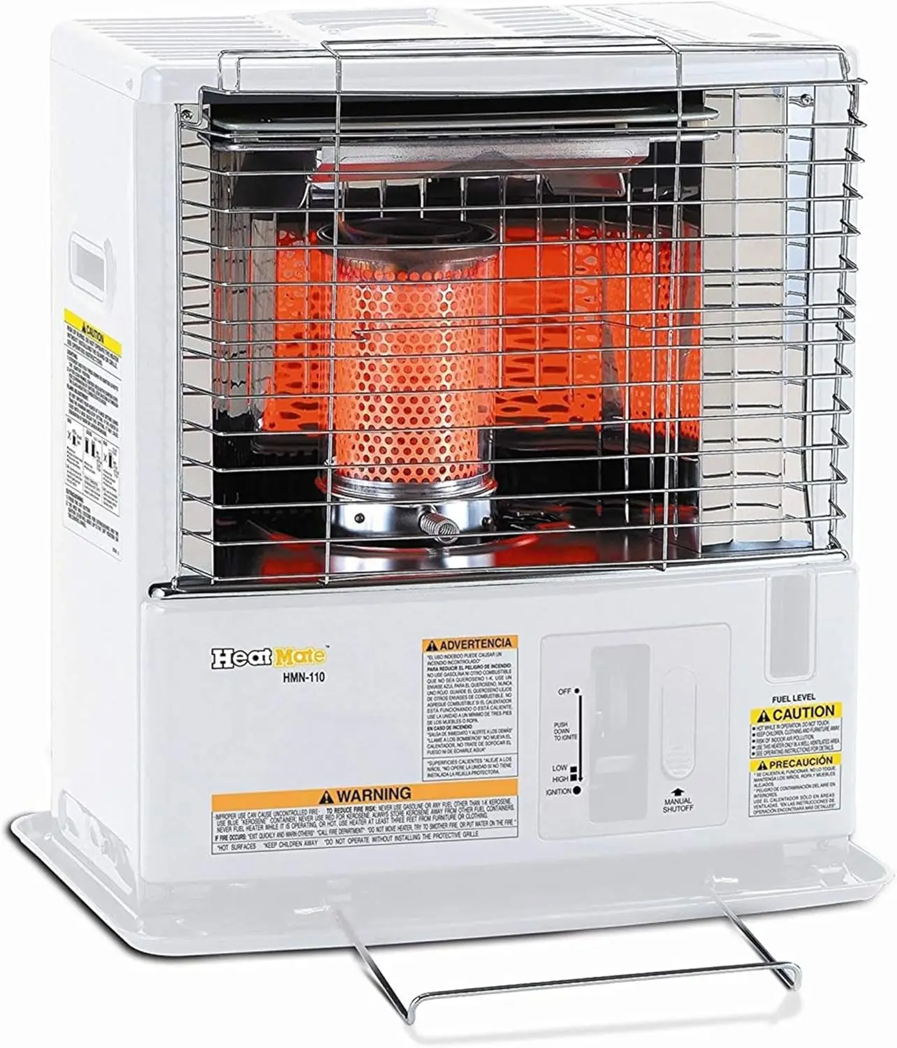 Portable Radiant Kerosene 10000 BTU Space Heater with Automatic Safety Shut Off for 380 Square Feet of Indoor/Outdoor Spaces