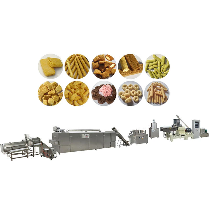 New Design Hot Selling Corn Sticks Corn Curl Twin Screw Extruder Making Machine for New Beginner