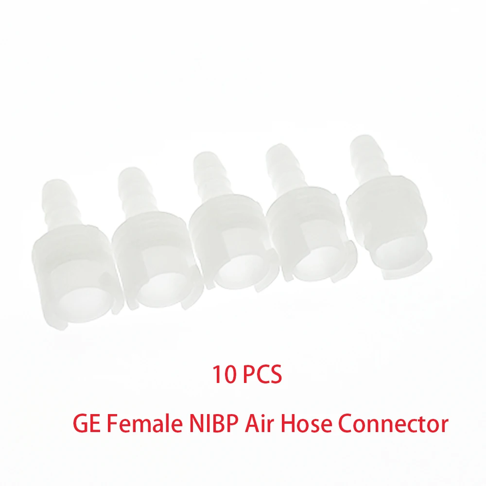 NIBP blood pressure cuff air hose connector compatible with GE Marquette / Datex-Ohmeda / Nihon Kohden / Welch Allyn