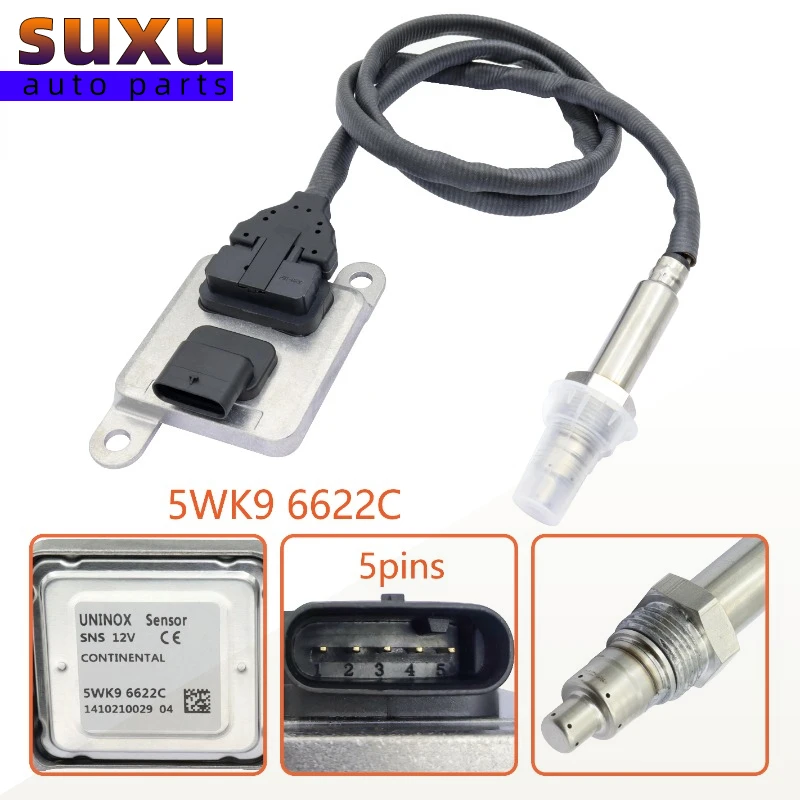 

12V Nitrogen Oxide Nox Sensor 5WK96622C For Benz Smart Auto Spare Part OEM 5WK9 6622C 141021002304