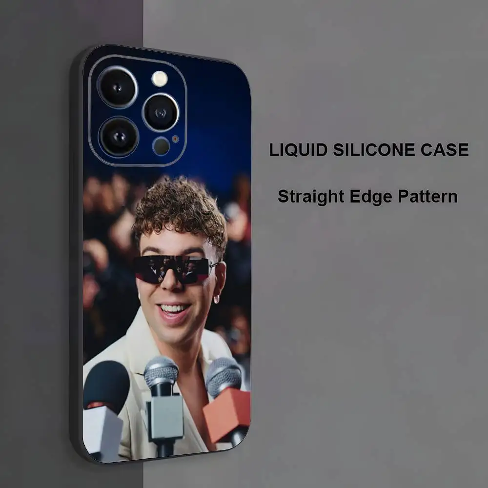 Rapper Q-Quevedo Phone Case For iPhone 17,16,15,14,13,12,11 ,Pro Max,XS,X,XR,SE,Mini,8,7,Soft Silicone Black Cover #4