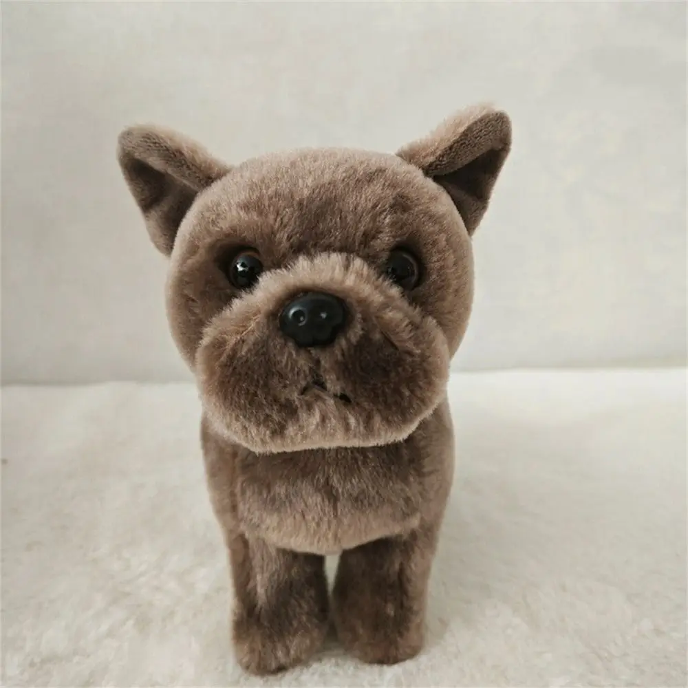 Animaux en peluche réalistes pour chiens, bouledogue français, jouet en peluche pour chien câlin, chiot au beurre, meilleur cadeau