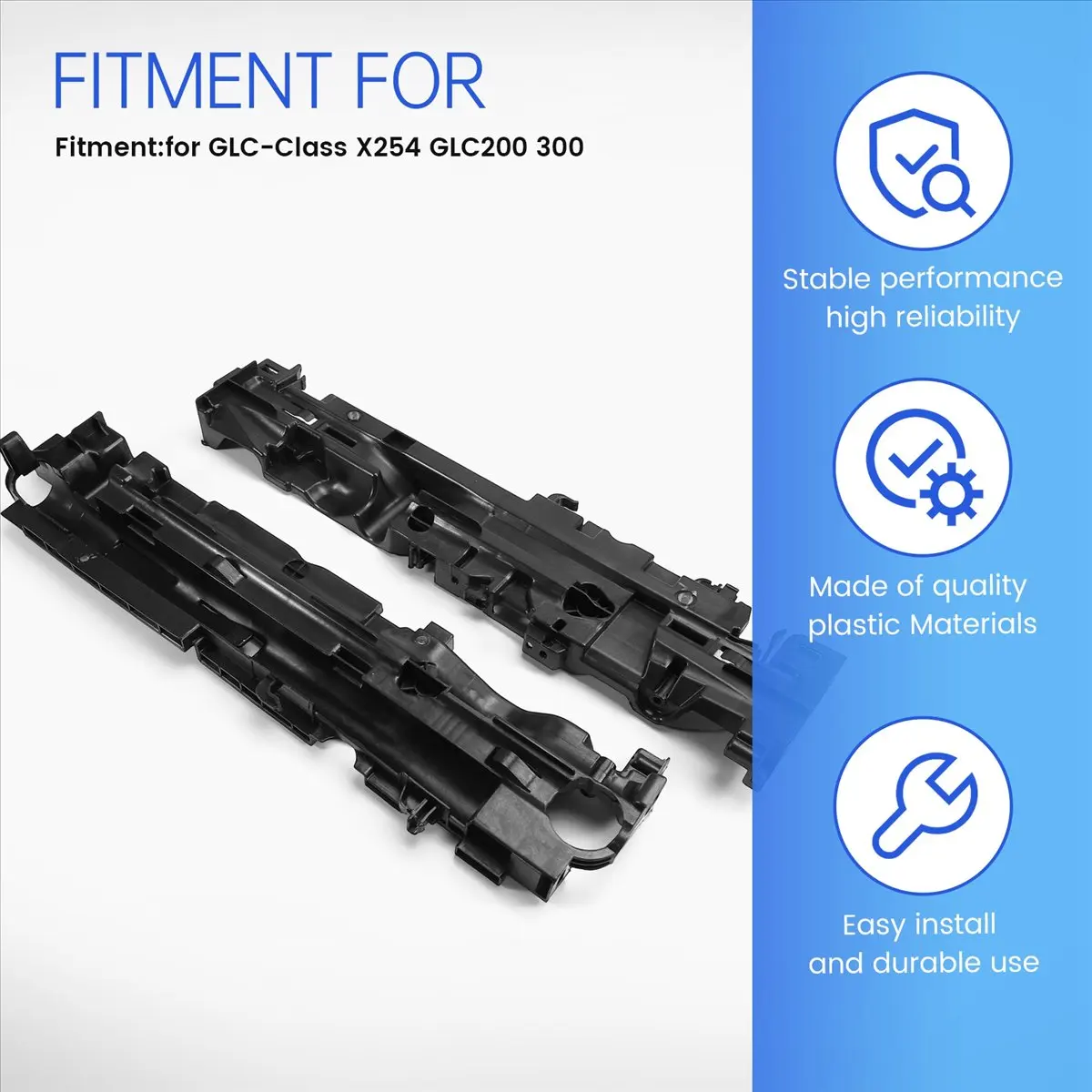 Super Sale 1Pair Car Condenser Bracket Radiator Carrier Support for Mercedes-Benz GLC-Class X254 GLC200 300 A0995045500 09950455