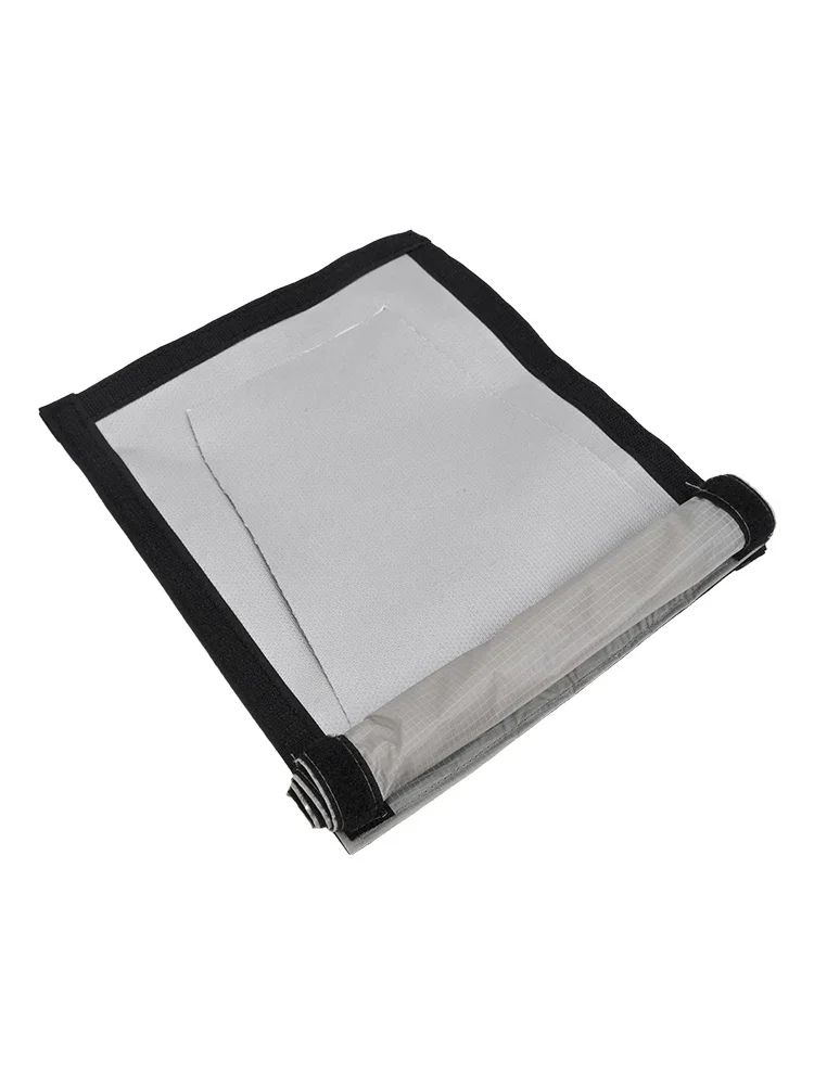 Approx.20*23cm Fireproof Cloth High Temperature Resistant Cut To Fit Easy To Install Fireproof Double-layer Design