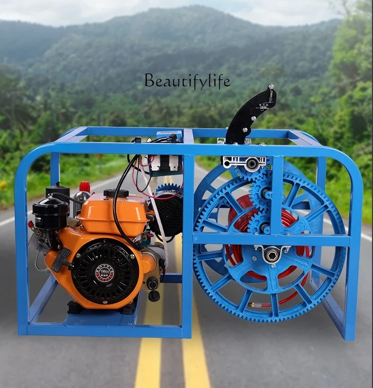 

Diesel gasoline dispenser, high pressure agricultural 360-degree induction and retraction tube integrated machine sprayer