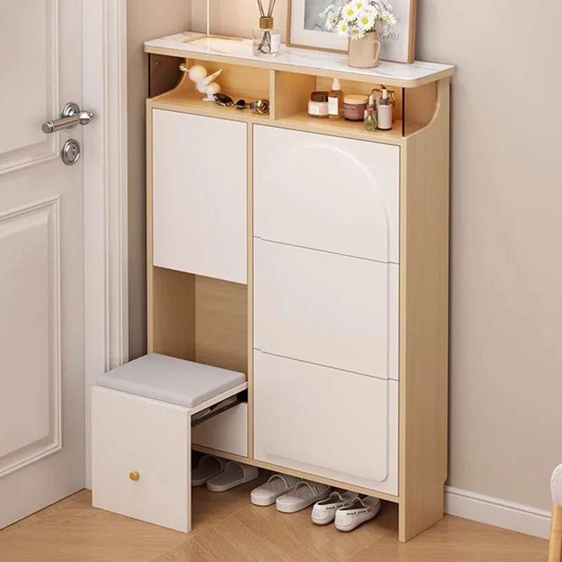 صندوق مصمم خزانة الأحذية غرفة المعيشة كلية النوم أساسيات عمودي الحديثة رف الأحذية النعال موبليس صانعي الأحذية الأثاث