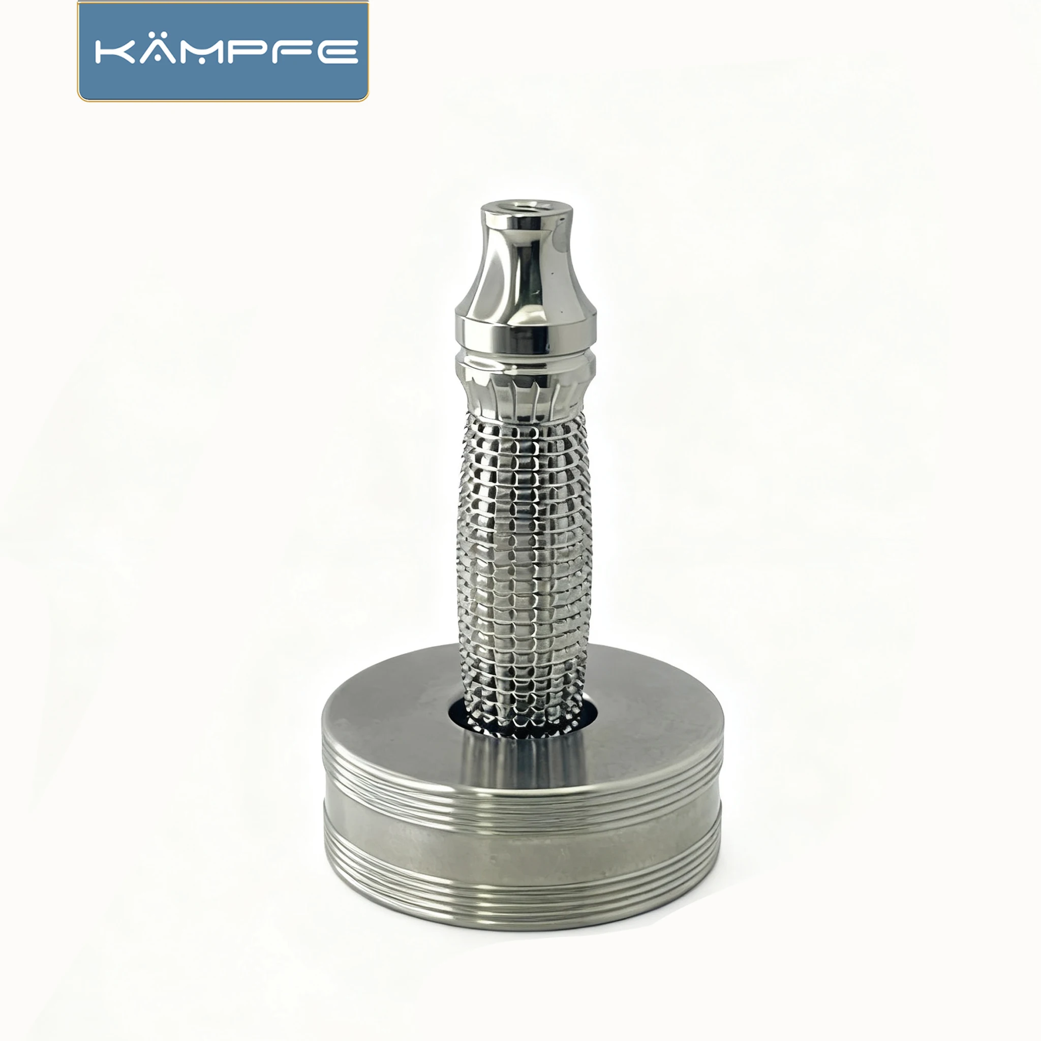 KAMPFE 316L Stainless Steel /Titanium Handle Anti-Slip Grip  Men Safety Razor travel razor handle
